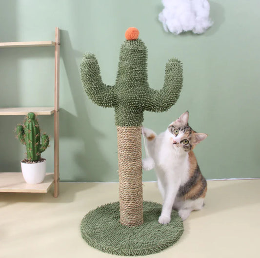 Cat Cactus Scratcher Post